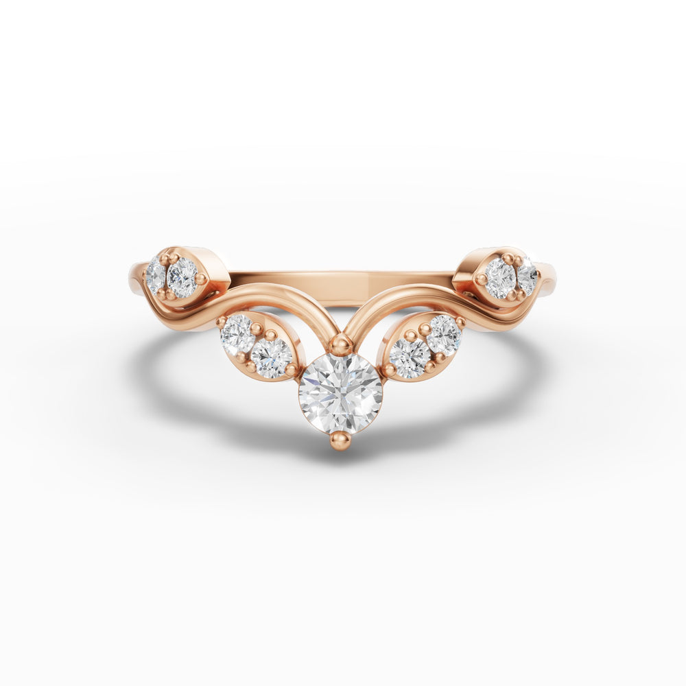 Curved Wedding Rings