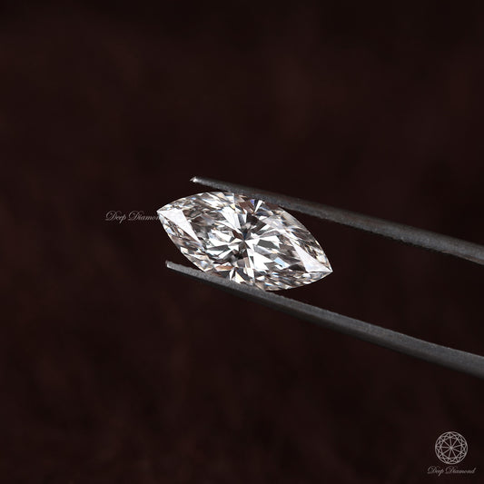 Marquise Cut Lab Grown Diamond, Loose Colorless Marquise for Rings, E/VS1 Clarity Lab Created Diamond, IGI Certified Excellent Cut Diamond