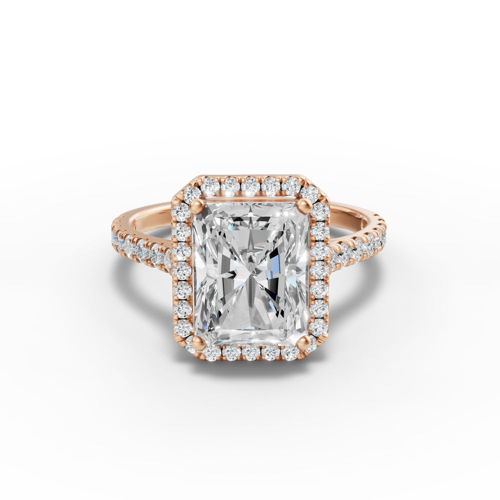 Hidden Halo Engagement Rings
