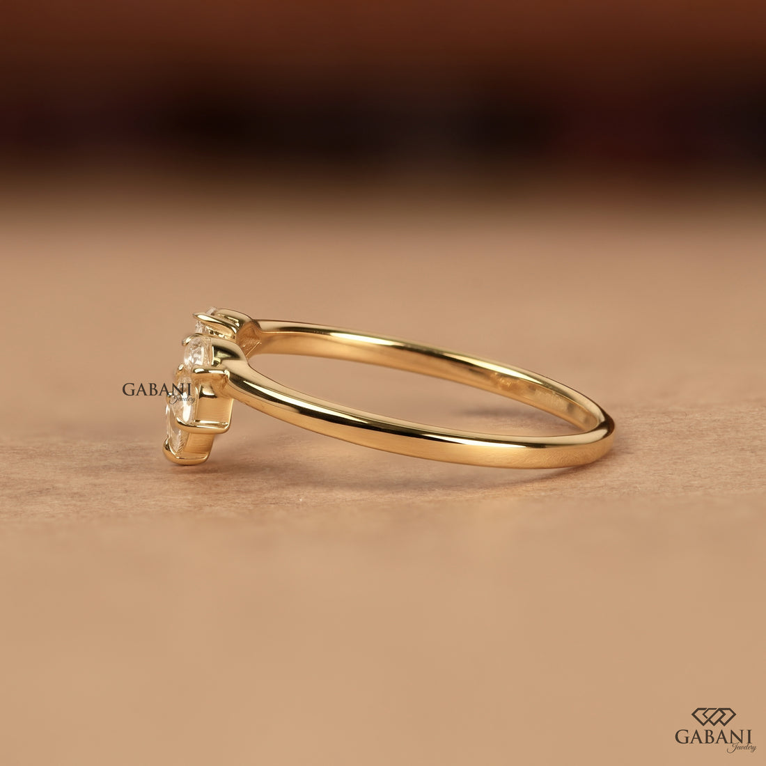 Pear cut lab grown diamond measuring approximately 3.5 × 1.5 mm with a slim elongated shape, suitable for fine jewelry and curved diamond band designs.