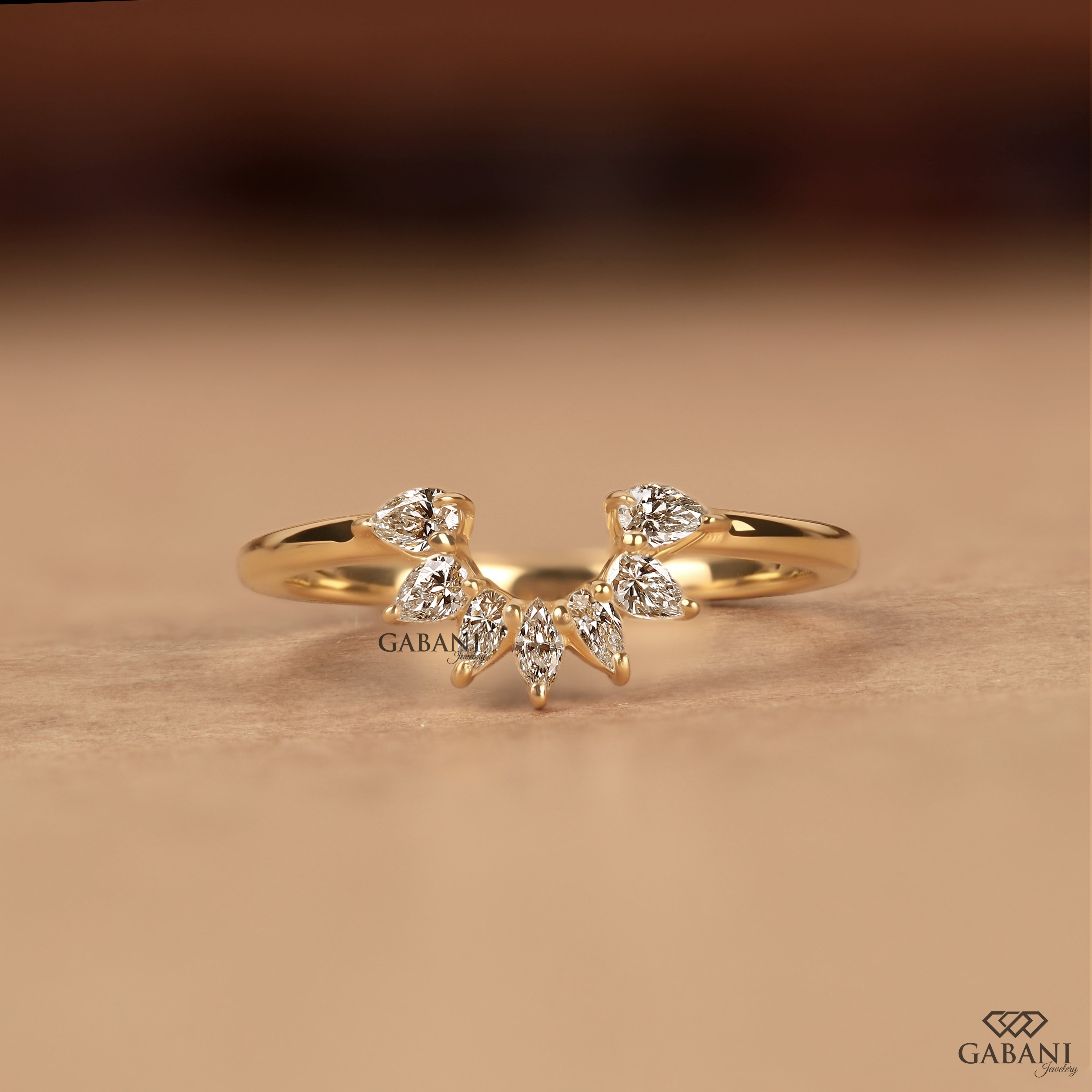 Pear cut lab grown diamond measuring approximately 3.5 × 1.5 mm with a slim elongated shape, suitable for fine jewelry and curved diamond band designs.