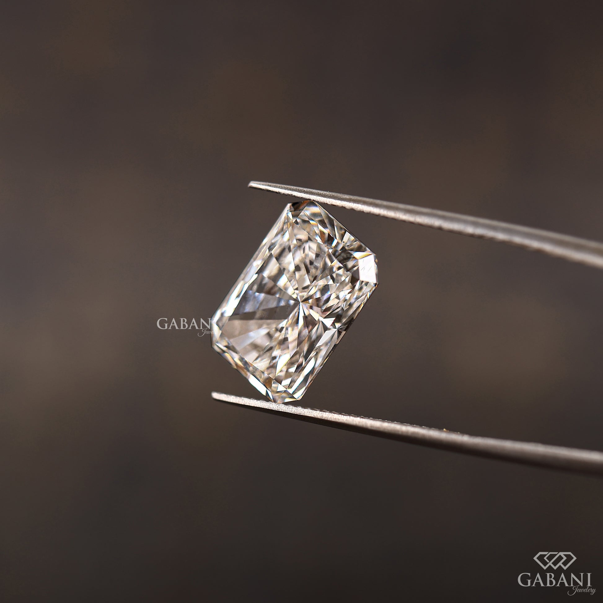polished radiant cut lab diamond
