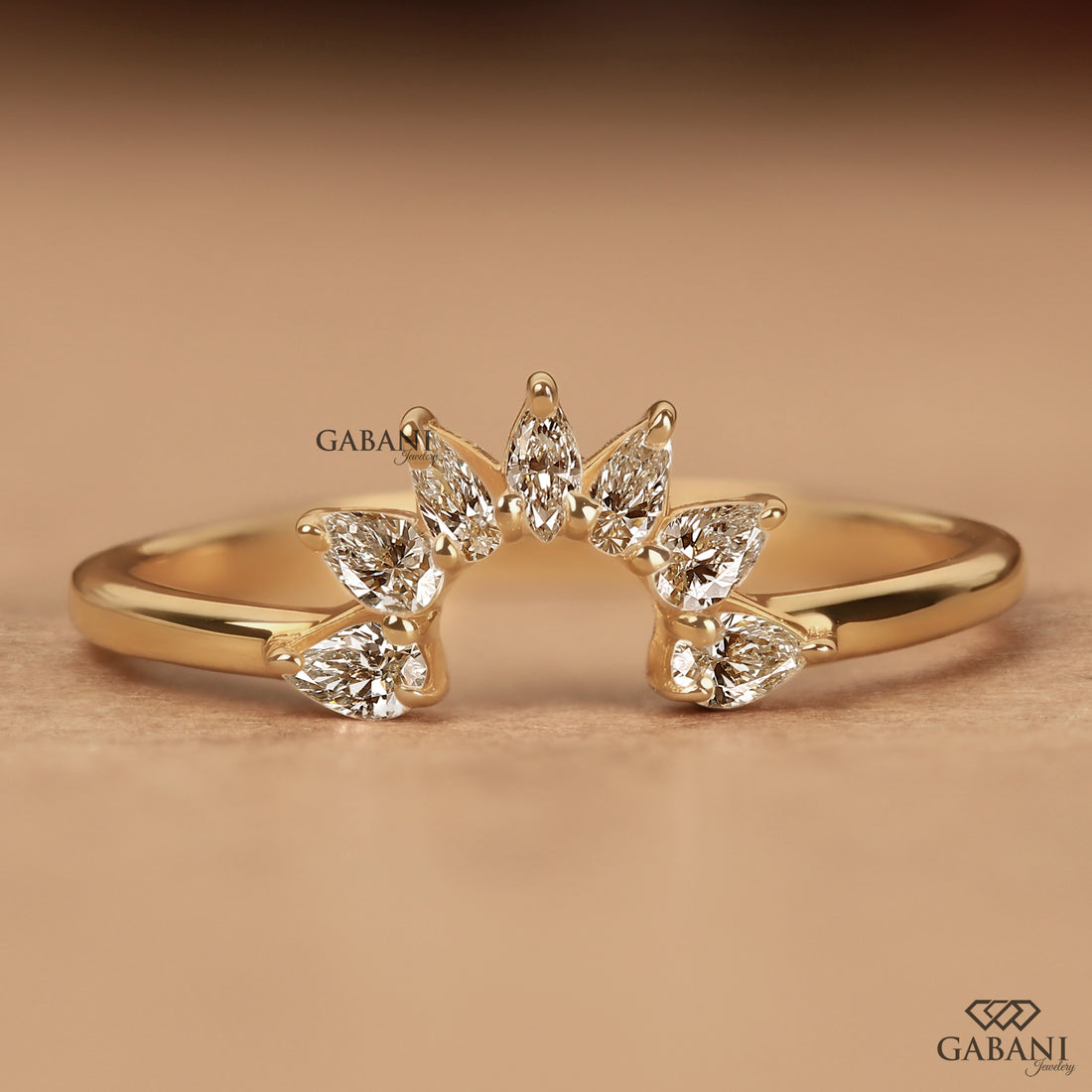 Pear cut lab grown diamond measuring approximately 3.5 × 1.5 mm with a slim elongated shape, suitable for fine jewelry and curved diamond band designs.