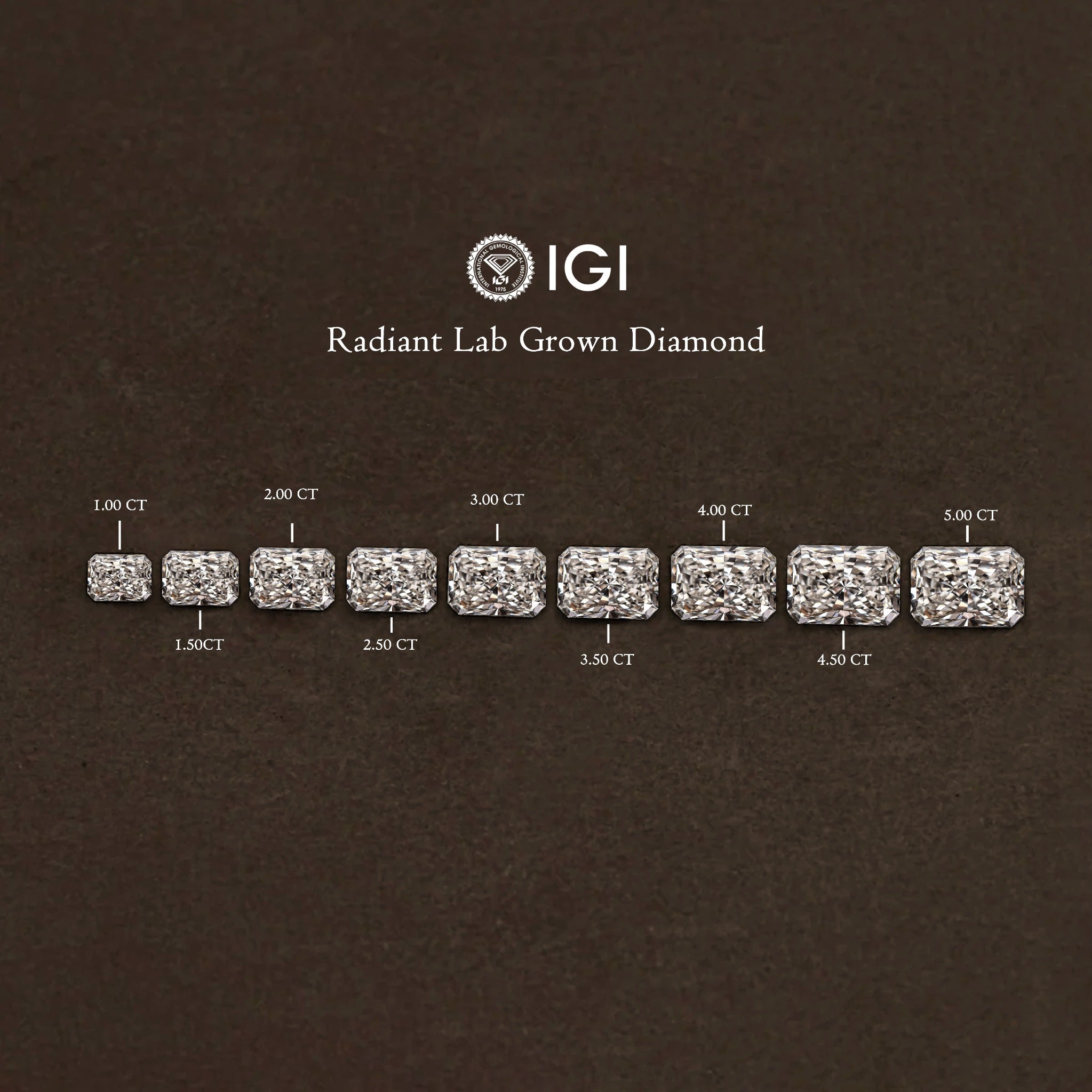 IGI Certified Radiant Cut Lab Grown Diamond