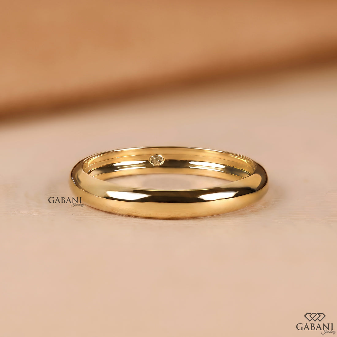 Natural diamond flush set diamond band
