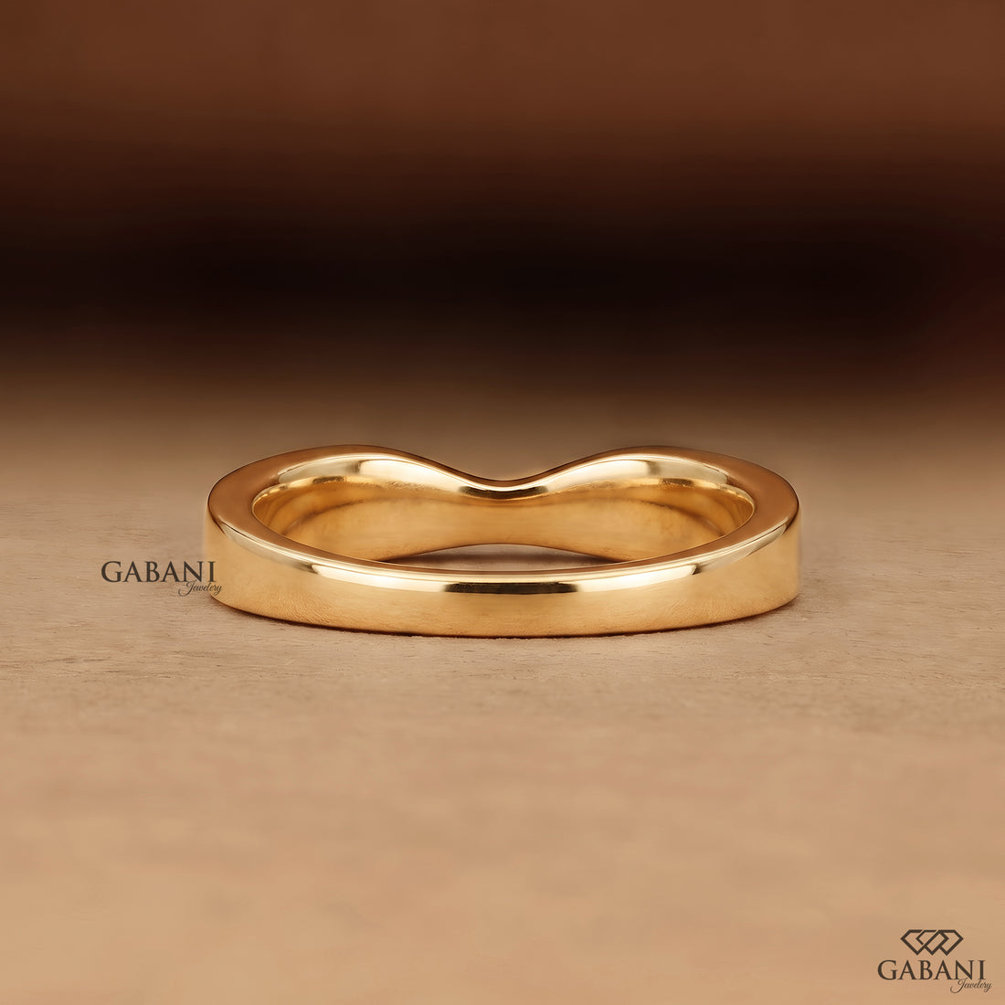 Twisted Lab Grown Diamond Wedding Band - Mobius Style