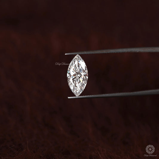 Marquise cut Lab Grown Diamond, Loose Colorless Marquise For Rings, E/VS1 Clarity Lab Created Diamond, IGI Certified Excellent cut Diamond