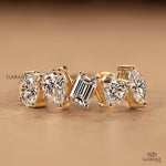 Multi Shaped Lab Grown Diamond Wedding Band for Women