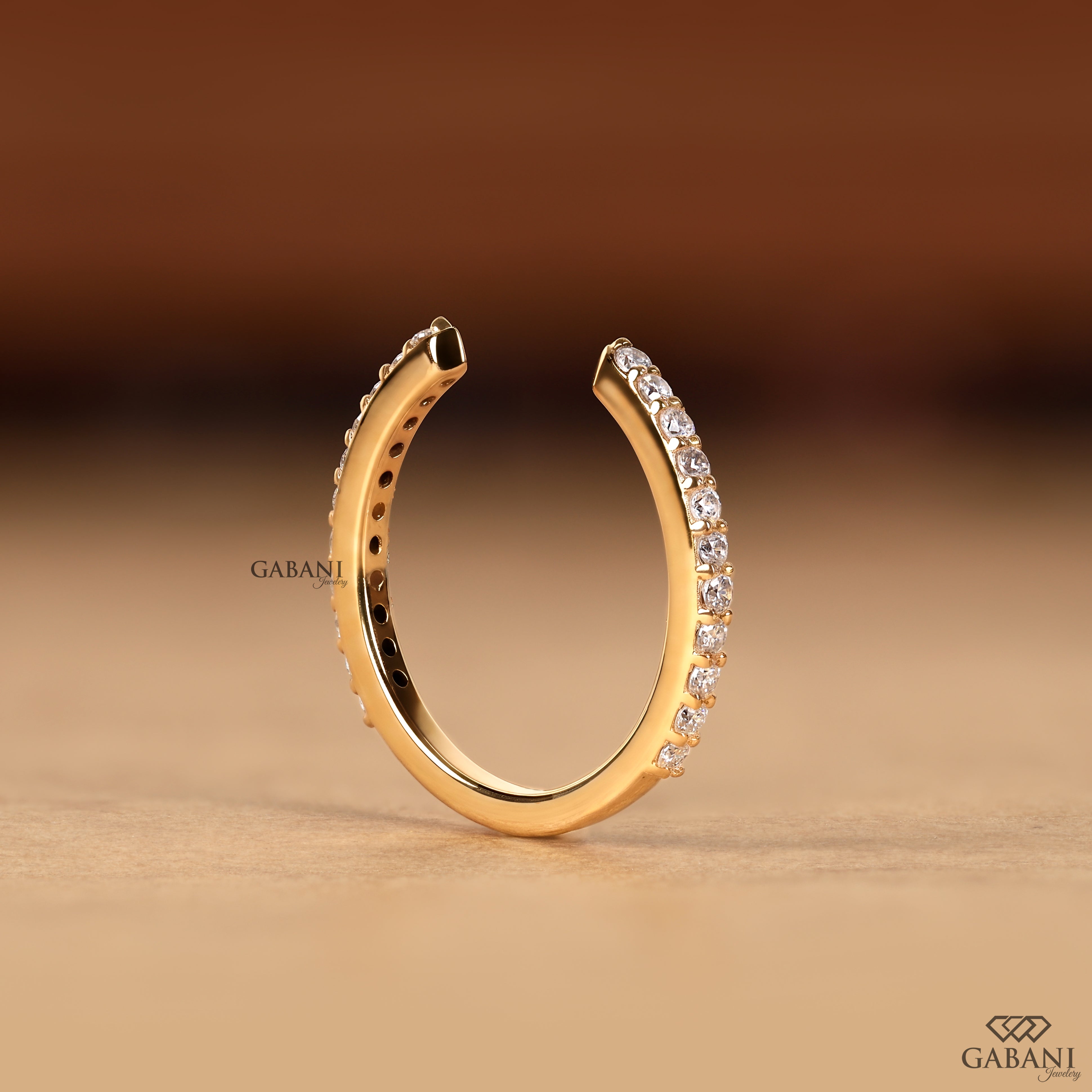 Opan Claw Lab Diamond Wedding Band For Women