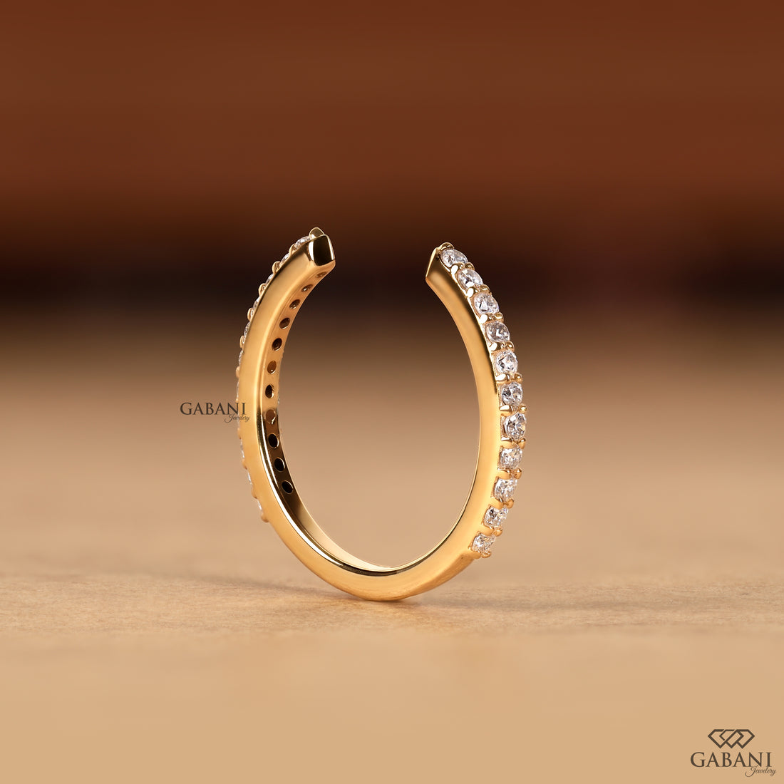 Opan Claw Lab Diamond Wedding Band For Women