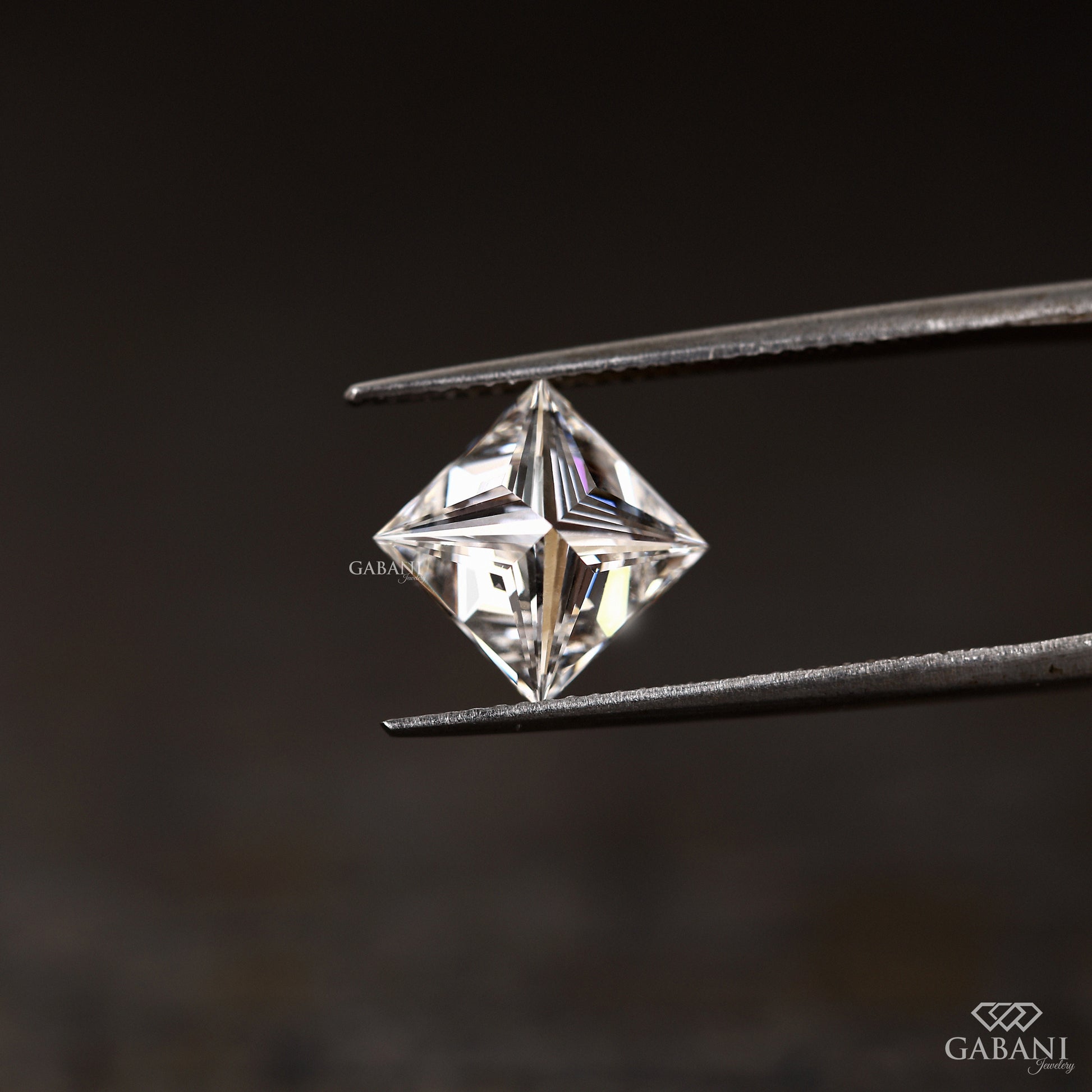 square princess cut lab grown diamond loose diamond for pendant or ring