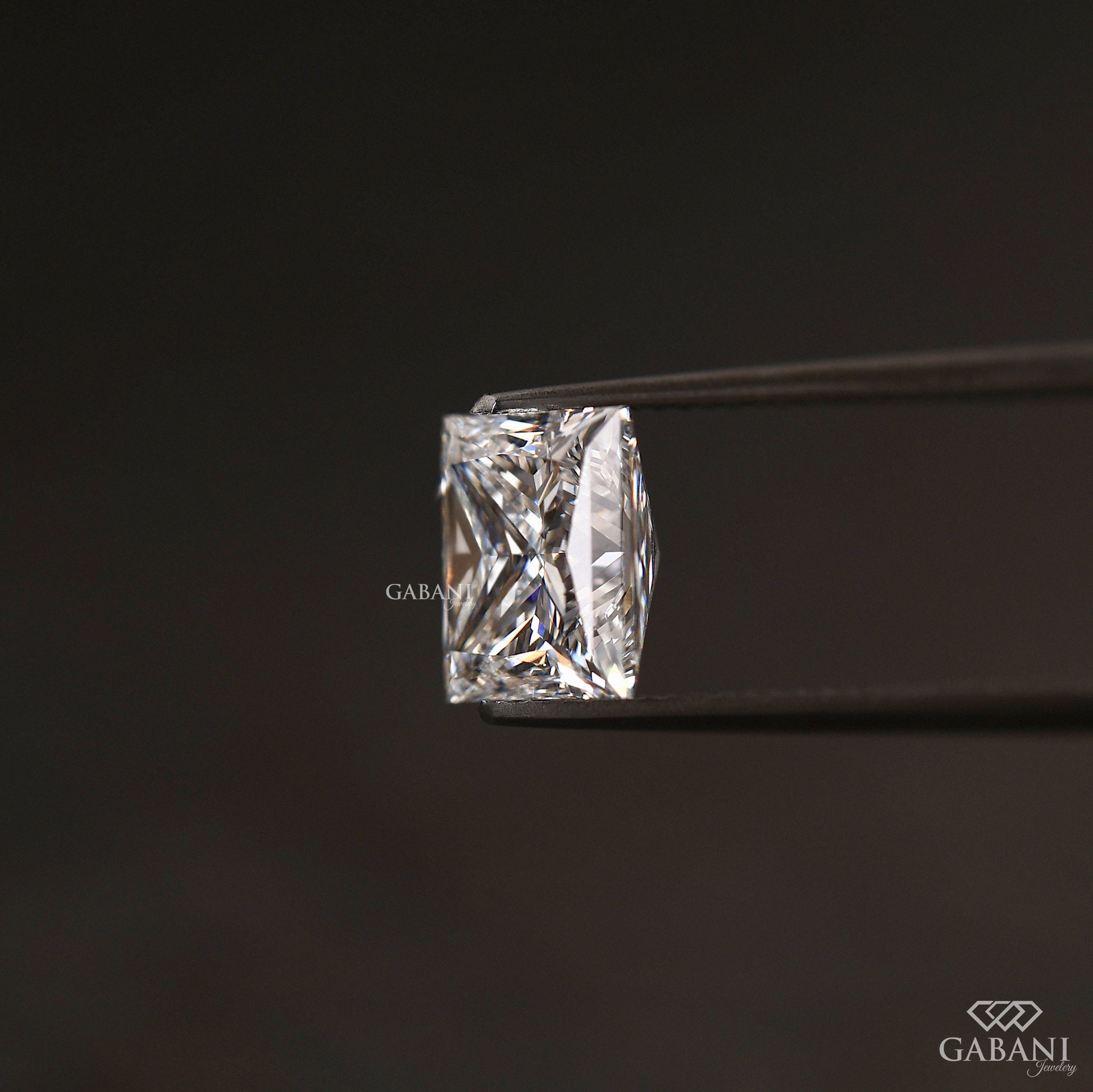 IGI certified princess cut loose lab grown diamond for fine jewelry
