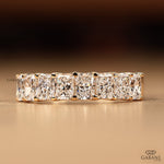 Radiant cut Lab Grown Diamond Wedding Band For Women