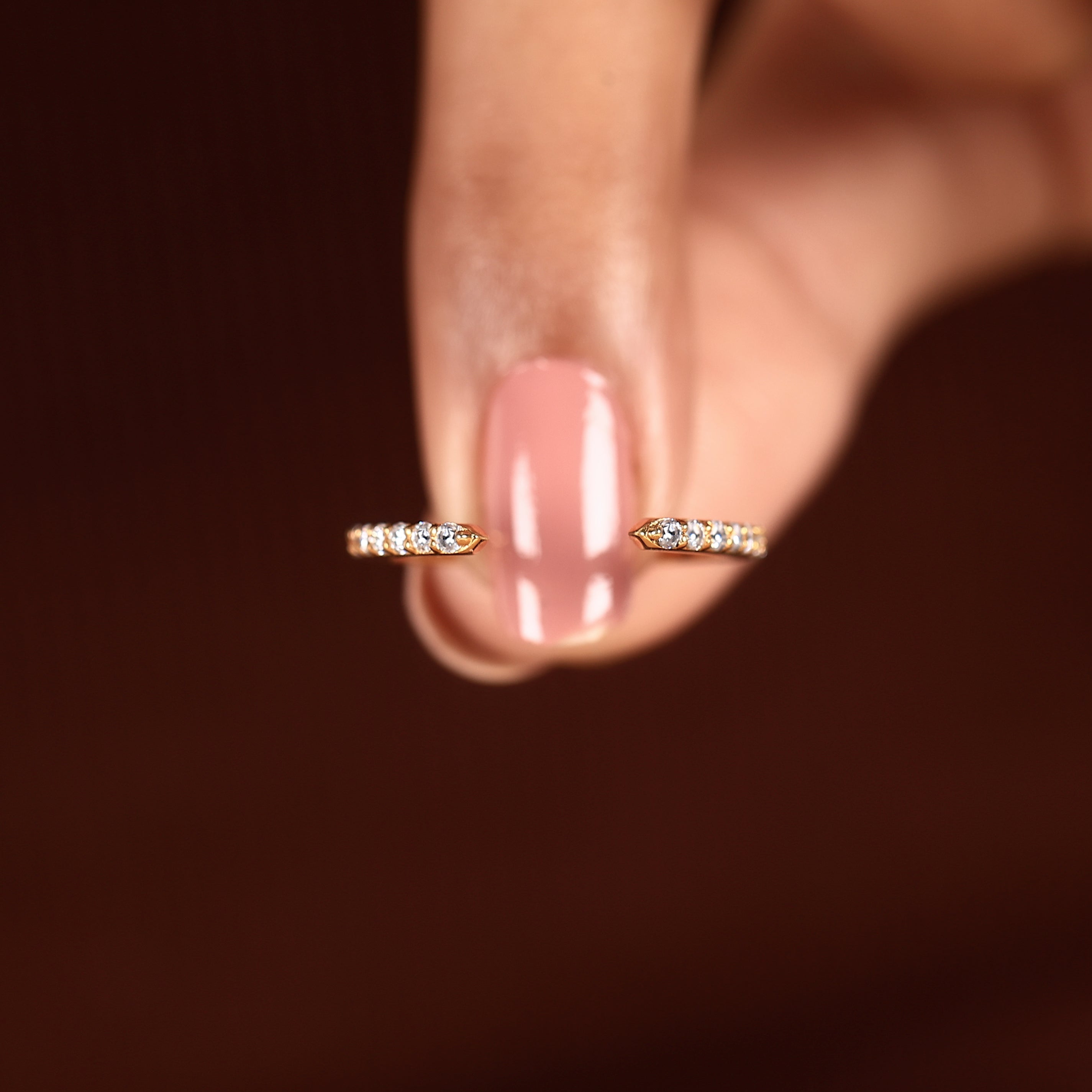 Opan Claw Lab Diamond Wedding Band For Women