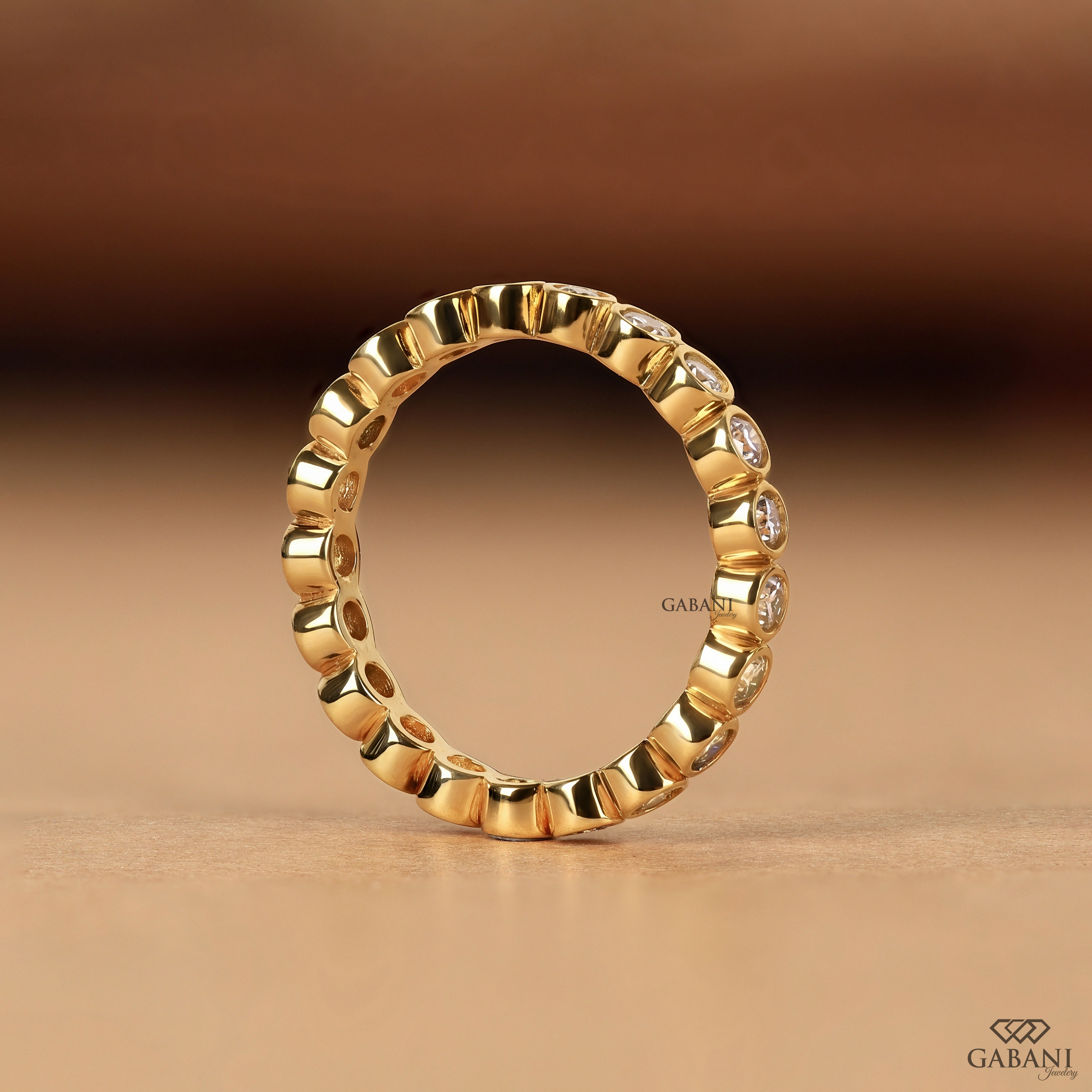 Lab grown diamond matching wedding band