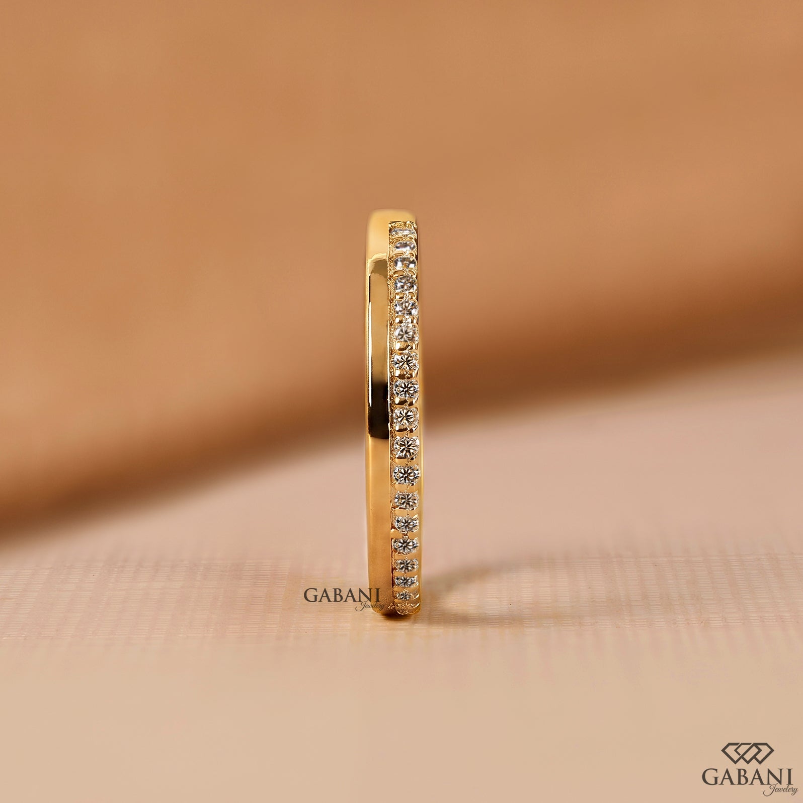 natural diamond anniversary ring