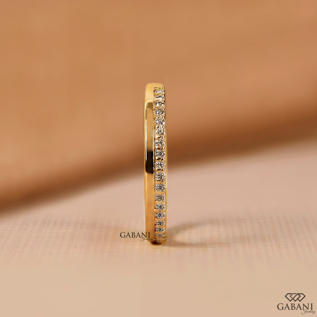 natural diamond anniversary ring